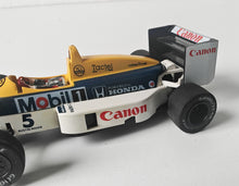 Load image into Gallery viewer, Scalextric Williams Honda FW11 F1 Slot Car Canon Mobil 1 Vintage Spares Repair
