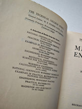 Load image into Gallery viewer, Vintage 1956 Mechanical Engineering Science Volume II by J.D. Walker 4th Impress
