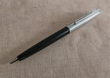 Load image into Gallery viewer, Platignum Mechanical Pencil , Black &amp; Chrome , Vintage Style , 13cm Used
