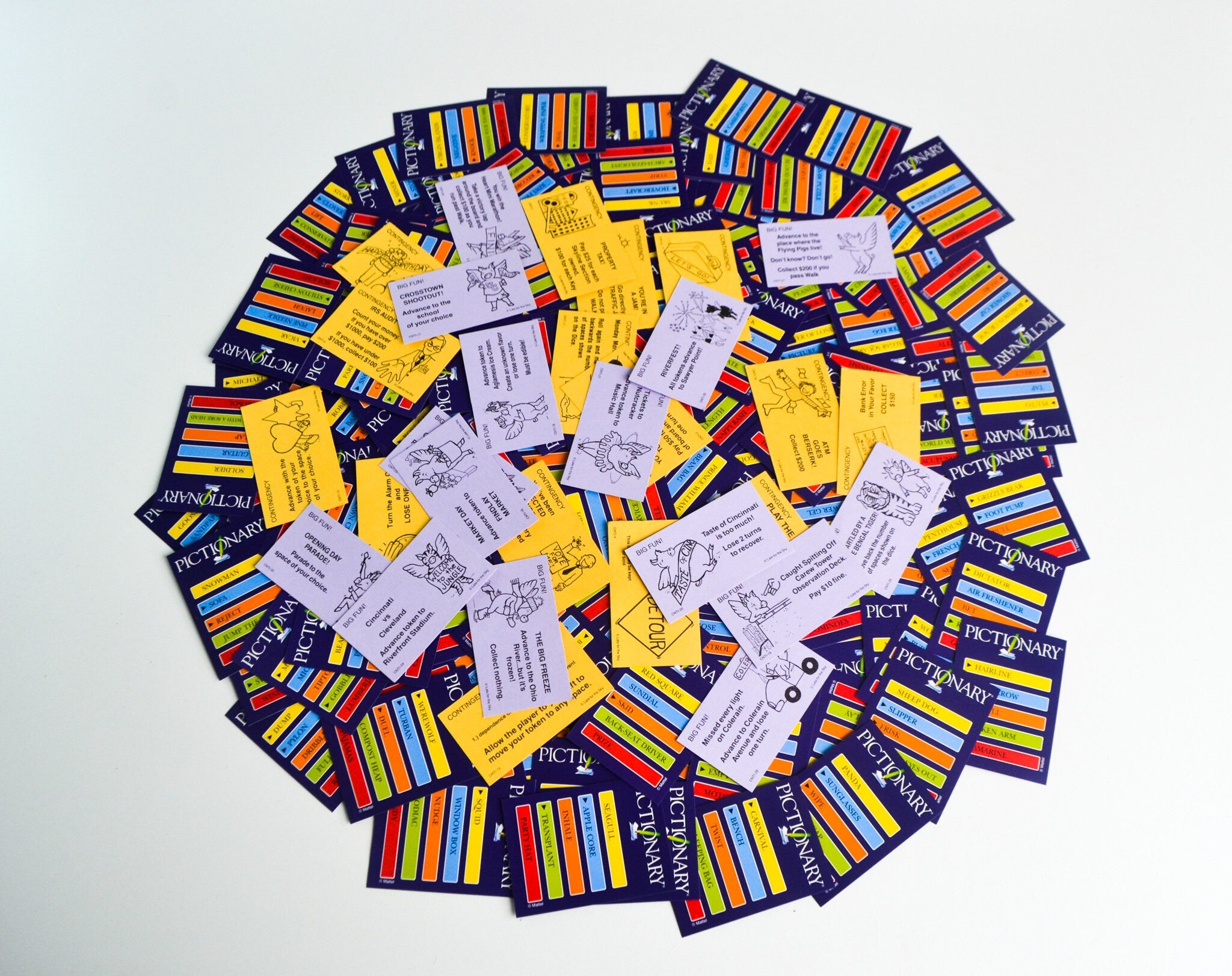 140 Random Games Cards: Pictionary Question Card & Others, Ideal for arts and crafts