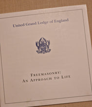 Load image into Gallery viewer, United Grand Lodge Of England , Freemasonary An Approach To Life Guide Booklet
