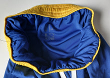 Load image into Gallery viewer, Nike Golden State Warriors NBA Basketball Shorts Blue Yellow Size XL 18-20
