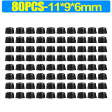 Load image into Gallery viewer, 8/80Pcs Rubber Pads Floor Protectors Non-slip Cutting Board Furniture Bumper Gasket Table Chair Leg Cover Furniture Hardware Mat
