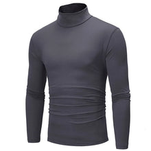 Load image into Gallery viewer, Thermal Underwear Tops Men Spring Clothes Thermal Shirt Autumn Men&#39;s Winter Tights High Neck Thin Slim Fit Long Sleeve T-shirt
