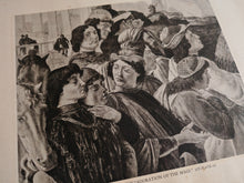 Load image into Gallery viewer, Vintage Double-Sided Book Plate , Detail from The Adoration of the Magi
