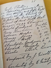 Load image into Gallery viewer, Vintage Old Church Notebook, Paper Ephemera, nice handwritten , Church clearance find, 1923-1936
