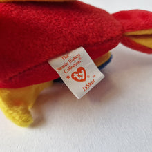 Load image into Gallery viewer, Jabber TY Beanie Baby with Tag! - 1997 Parrot Bean Bag Babies Soft Toy Plush
