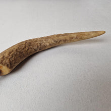 Load image into Gallery viewer, Antique Table Spoon with Antler Horn Handle 23cm long
