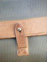 Load image into Gallery viewer, Vintage Charles Jourdan Actif Paris Leather &amp; Canvas Briefcase Document Bag
