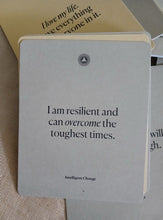 Load image into Gallery viewer, Mindful Affirmations Card Set Intelligent Change 52 Cards with Wooden Stand
