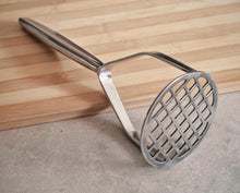 Load image into Gallery viewer, Vintage Viners Stainless Steel Potato Masher 25cm Long Retro Kitchenalia

