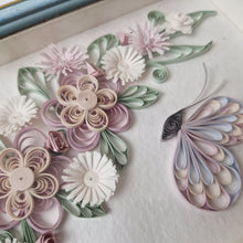 Load image into Gallery viewer, Handmade Cute Paper Quilling Art Unique Design Wall Art Picture frame Flower
