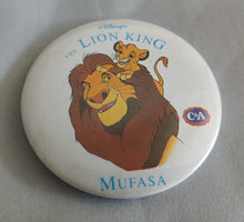 Load image into Gallery viewer, Vintage Disney The Lion King Mufasa Simba C&amp;A Pin Badge 5.5cm Collectible
