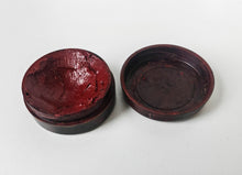 Load image into Gallery viewer, Vintage Bakelite Plastic Shoe Polish Pot Round Brown 4.5cm Collectible
