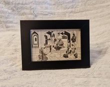 Load image into Gallery viewer, Vintage Book Plate Illustration Picture Frame Arabian Nights Queen Shahrazad
