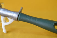 Load image into Gallery viewer, Vintage green plastic handle ice cream scoop , kitchen utensil, Made In England, 23cm Long
