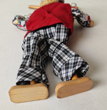 Load image into Gallery viewer, Vintage Handmade Clown Marionette Puppet - Collectible

