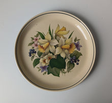 Load image into Gallery viewer, Hornsea Ebony Floral Serving Platter Tray 26cm Vintage Pottery England
