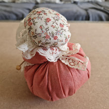 Load image into Gallery viewer, Vintage Handmade wolf granny doll pin needle cushion
