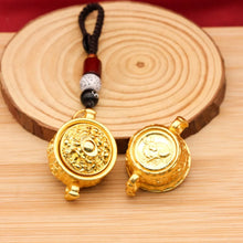 Load image into Gallery viewer, Chinese Style Zodiac Cornucopia Keychain Rotatable Special Pattern Chinese Style Lucky Pendant Crafts Exquisite
