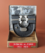 Load image into Gallery viewer, Matrix 3/8" x 32 W Form BSI MED Adjustable Thread Caliper Gauge In Case 2/17G 2
