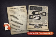 Load image into Gallery viewer, Practical Transistor Circuits PDF – Vintage Electronics Manual, 20 Circuit Designs, Amplifiers Oscillators Diagrams, Instant Download
