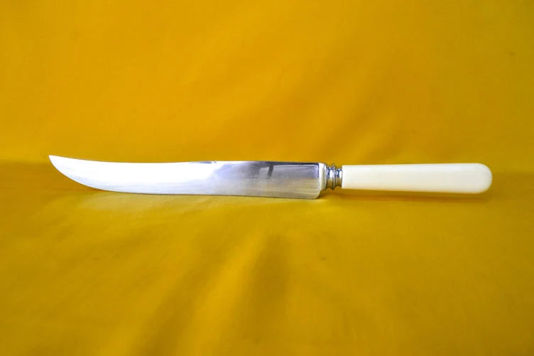 Vintage  Kitchen Cutting  Knife with Stainless Steel  Blade and Plastic Handle 1980s, K Bright Ltd, Sheffield , England