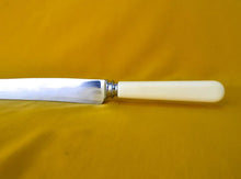 Load image into Gallery viewer, Vintage  Kitchen Cutting  Knife with Stainless Steel  Blade and Plastic Handle 1980s, K Bright Ltd, Sheffield , England
