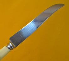 Load image into Gallery viewer, Vintage  Kitchen Cutting  Knife with Stainless Steel  Blade and Plastic Handle 1980s, K Bright Ltd, Sheffield , England
