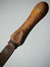 Load image into Gallery viewer, Flat Metal File with Wooden Handle 30.5cm Long, 1.5cm Wide – Used Woodwork Tool
