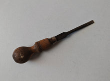Load image into Gallery viewer, Vintage Wooden Handle Slotted Flat Screwdriver Made in Sheffield, England 20cm
