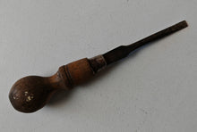Load image into Gallery viewer, Vintage Wooden Handle Slotted Flat Screwdriver Made in Sheffield, England 20cm

