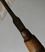 Load image into Gallery viewer, Vintage Wooden Handle Slotted Flat Screwdriver Made in Sheffield, England 20cm
