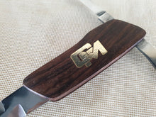 Load image into Gallery viewer, Vintage GM wooden handle letter opener with 2 extra attatchments , pocket knife and tin / bottle opener
