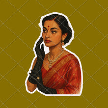Load image into Gallery viewer, Glamour Woman Image Pack | Vintage Glamour Stickers | Retro Woman Clipart | Instant Download PNG PDF | Diverse Elegant Fashion Portraits
