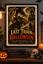 Load image into Gallery viewer, 20 Vintage Halloween Horror Movie Posters Bundle, Spooky Digital Download PNG
