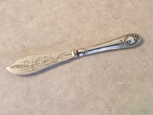 Load image into Gallery viewer, Vintage Silver-Plated Fish Knife – 20cm, Hallmarked JBK
