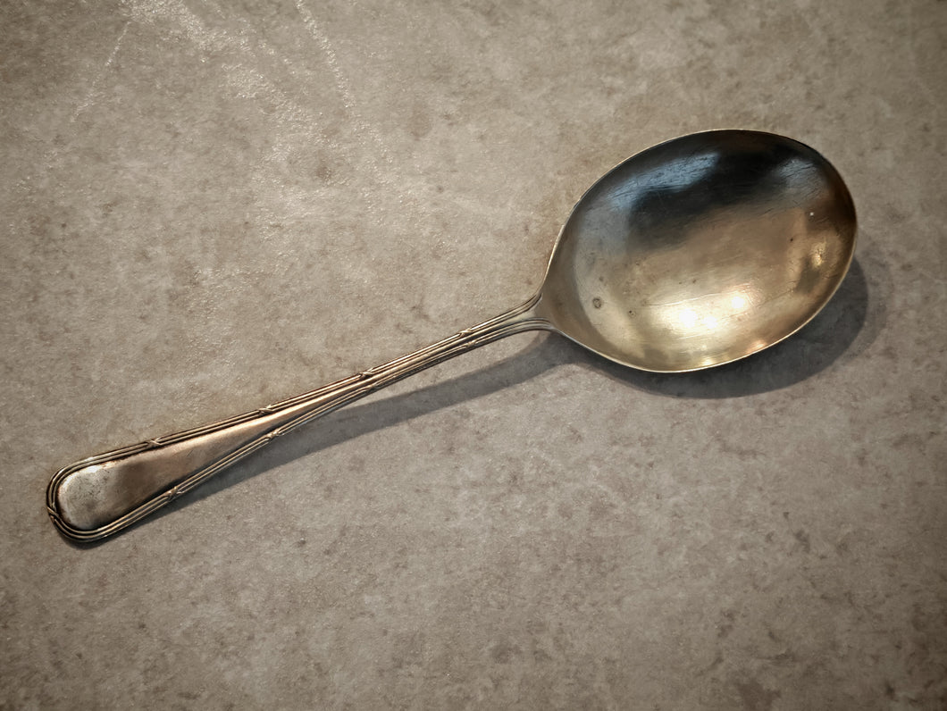 Large Vintage EPNS Serving Spoon – 21cm Overall Length