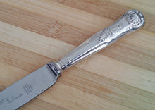 Load image into Gallery viewer, Vintage Hart's The Silversmith Butter / Dinner Knife – Ornate Design, Elegant Dining
