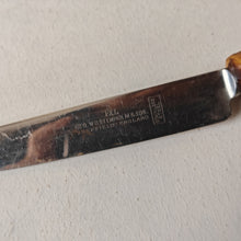 Load image into Gallery viewer, Vintage Antler Handle Knife - FXL Geo Wostenholm &amp; Son Sheffield - 24cm Long
