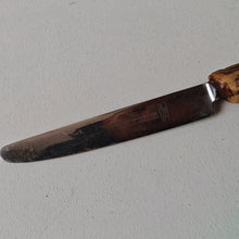 Load image into Gallery viewer, Vintage Antler Handle Knife - FXL Geo Wostenholm &amp; Son Sheffield - 24cm Long
