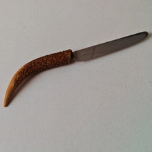 Load image into Gallery viewer, Vintage Antler Handle Knife - FXL Geo Wostenholm &amp; Son Sheffield - 24cm Long
