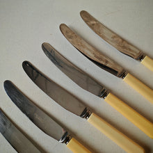 Load image into Gallery viewer, Set of 6 Vintage Butter Knives - E. Blyde &amp; Co Ltd, Sheffield - 20cm
