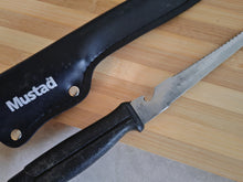 Load image into Gallery viewer, Vintage German Mustad Fillet Knife with Sheath Stainless Steel
