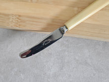 Load image into Gallery viewer, Mini Vintage Stainless Steel Butter Knife with Ivory-Colored Handle
