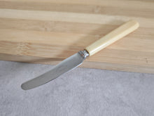 Load image into Gallery viewer, Mini Vintage Stainless Steel Butter Knife with Ivory-Colored Handle
