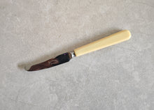 Load image into Gallery viewer, Mini Vintage Stainless Steel Butter Knife with Ivory-Colored Handle
