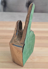 Load image into Gallery viewer, Brass Hand Napkin Holder - Vintage Gold Table Decor
