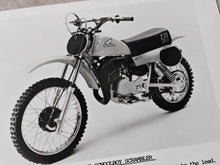 Load image into Gallery viewer, Vintage Honda CR80R Elsinore Schoolboy Scrambler Promotional Photograph - Classic Honda Motocross Print 18cm x 12.5cm
