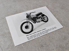 Load image into Gallery viewer, Vintage Honda CR80R Elsinore Schoolboy Scrambler Promotional Photograph - Classic Honda Motocross Print 18cm x 12.5cm
